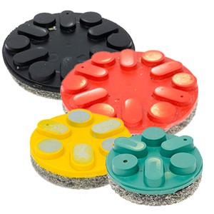 CONCRETE POLISHING JUMPY GREEN ø75mm Velcro HG Hyper Grinder 10