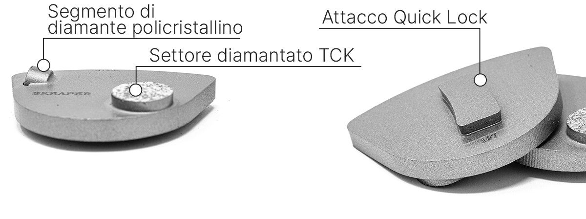 PCD SCRAPER PCD SCRAPER Quick Lock HG Hyper Grinder 4